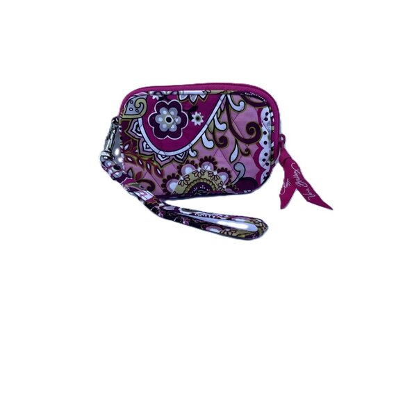 Vera Bradley Wristlet Very Berry Paisley - Picture 6 of 6
